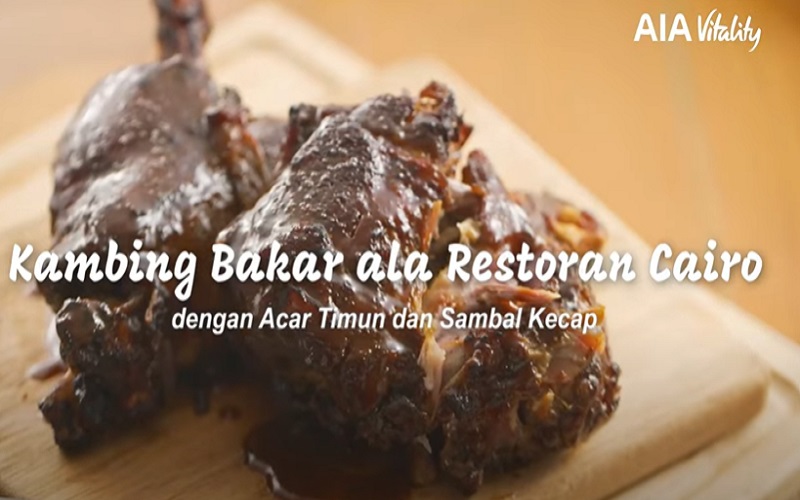 Resep kambing bakar anti kolesterol ala Chef Yudha Bustara - Youtube: Yuda Bustara 
