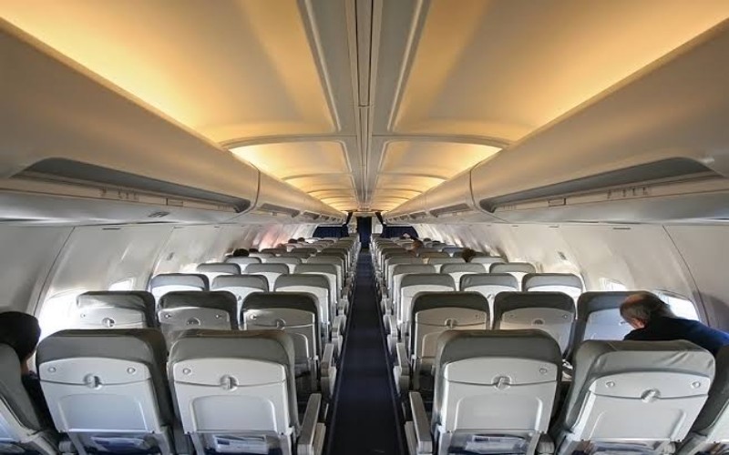 Ilustrasi kabin pesawat