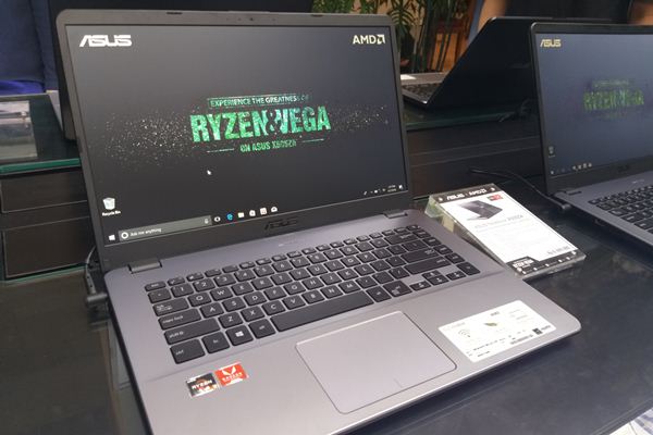 Komputer gaming Asus Ryzen Vega yang diluncurkan di pasar Indonesia pada Selasa (7/8/2018). - Dhiany Nadya Utami