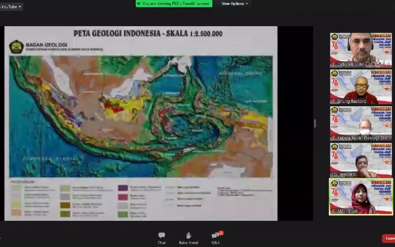 Ilustrasi peta geologi Indonesia - dok. Kementerian ESDM