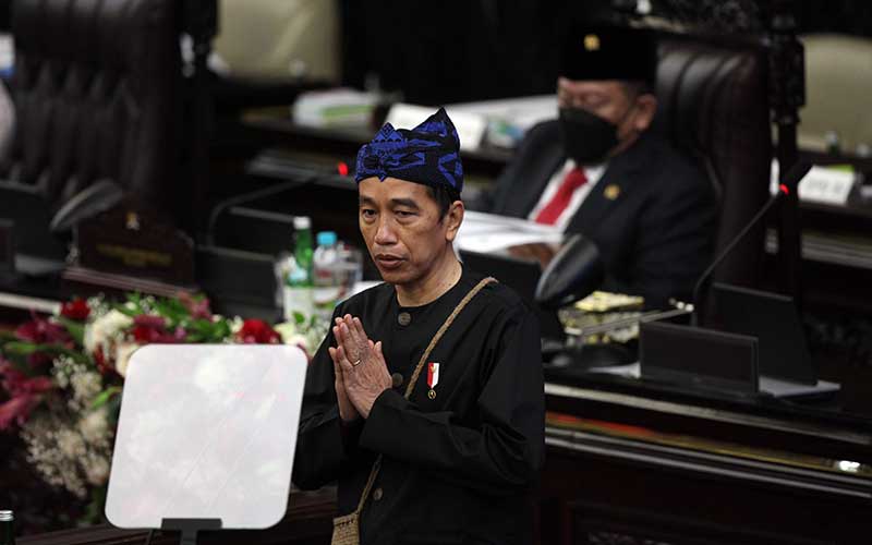 Jokowi Patok Anggaran Bansos 2022 Sebesar Rp427,5 Triliun