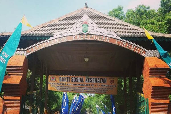 Gerbang Keraton Kasepuhan Cirebon. - Bisnis/Gloria Fransisca Katharina Lawi