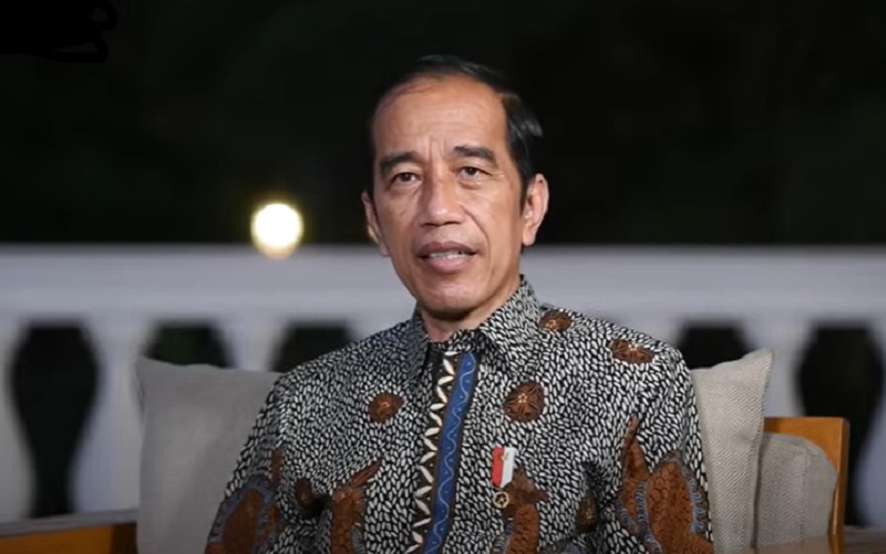 Presiden Joko Widodo memberikan keterangan terkait polemik impor beras melalui kanal Youtube Sekretariat Presiden  -  Youtube 