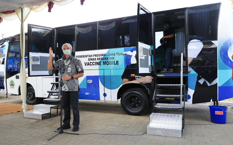 Jateng Operasikan Bus Vaksinasi, Bakal Jangkau Daerah Terpencil