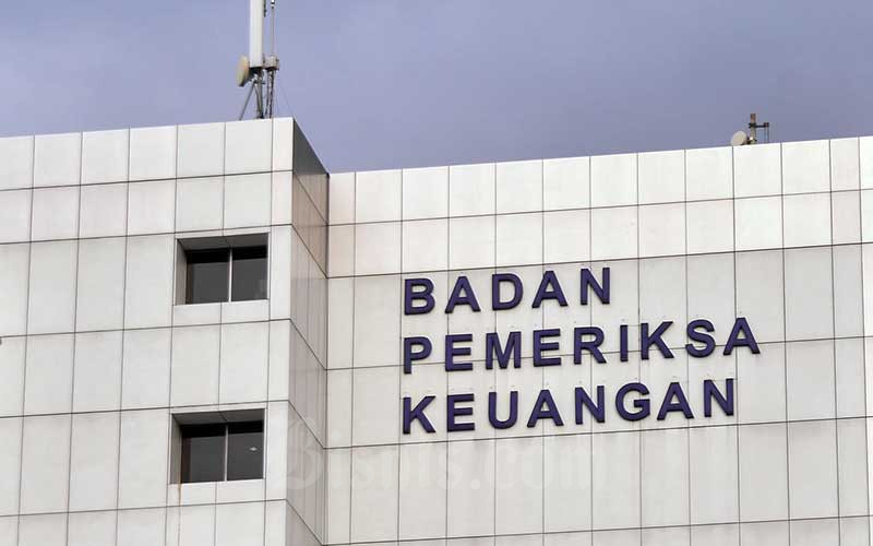 Gedung Badan Pemeriksa Keuangan (BPK) di Jakarta, Kamis (24/6/2021). Bisnis - Fanny Kusumawardhani