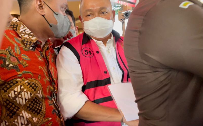 Mantan Gubernur Sumatra Selatan Alex Noerdin ditetapkan sebagai tersangka oleh Kejaksaan Agung dalam kasus dugaan korupsi PDPDE Provinsi Sumatra Selatan - JIBI/Bisnis - Sholahuddin Al Ayyubi
