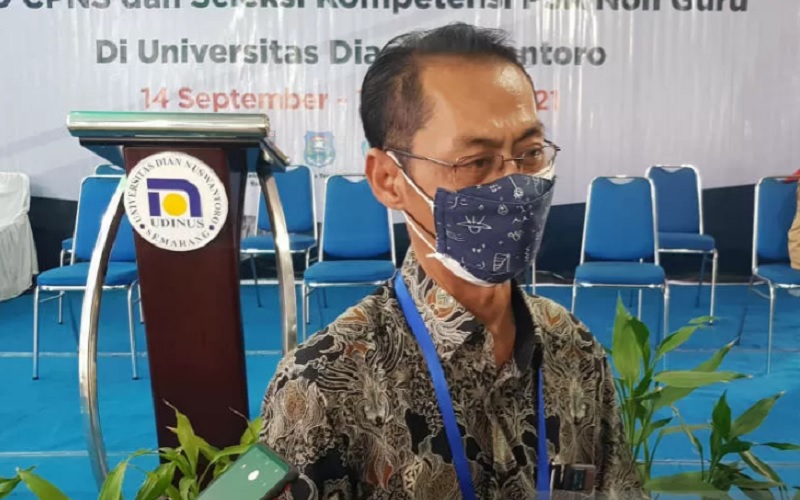 Ketua Panitia SKD Udinus Semarang Muhamad Sidiq. - Antara