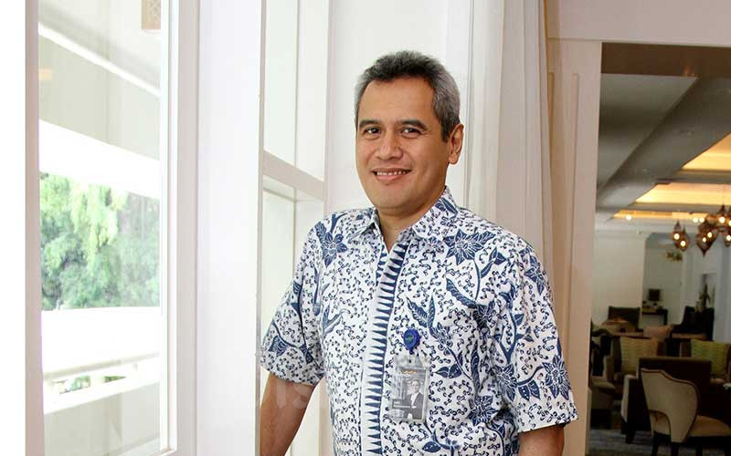 Presiden Direktur Mandiri Capital Indonesia Eddi Danusaputro. Bisnis - Arief Hermawan P