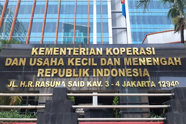 Gedung Kementerian Koperasi dan Usaha Kecil dan Menengah RI di Jakarta. -Bisnis.com - Samdysara Saragih