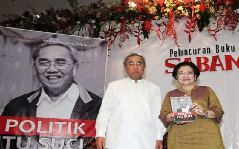 Politikus senior PDIP Sabam Sirait dan Ketua Umum PDIP Megawati Soekarnoputri. - Instagram @maruararsirait