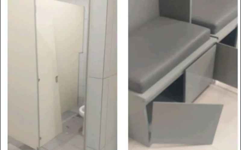 Foto fasilitas ruang ganti Stadion Manahan rusak - Instagram/pasoepatinet