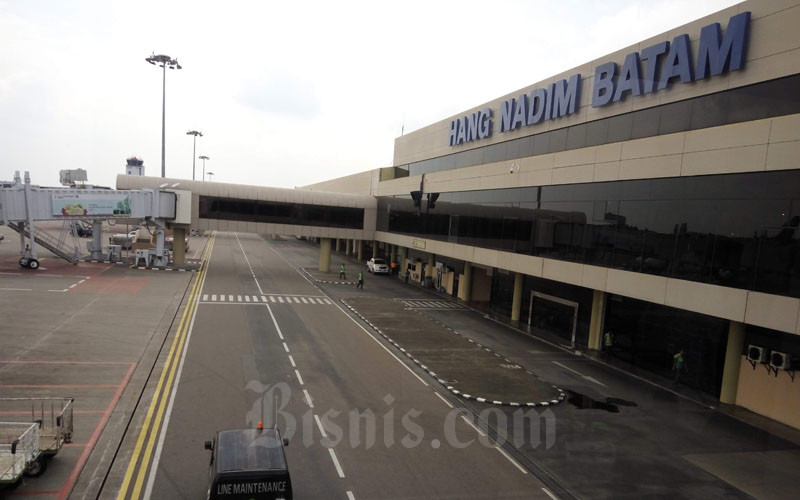 Bandara Internasional Hang Nadim Batam.  - Bisnis/Bobi Bani