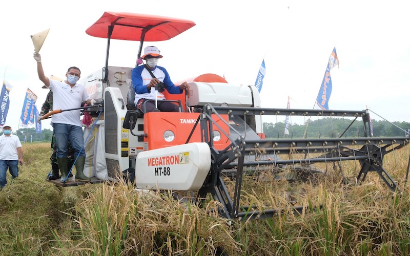 Program Makmur yang dilaksanakan PKT bersama Pupuk Indonesia telah menunjukkan hasil siginifikan di berbagai komoditas, utamanya padi dan jagung dengan produktivitas mencapai 140%-145% di wilayah tanggung jawab PKT. - JIBI/Istimewa