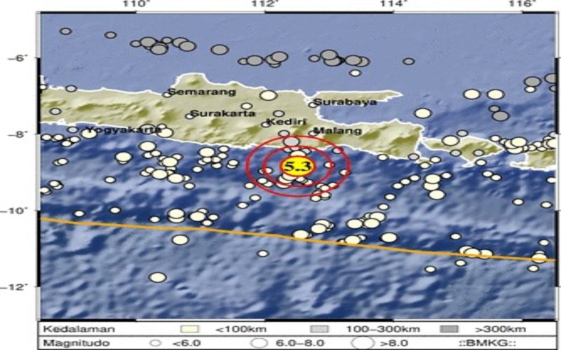 Gempa Malang - Ilustrasi