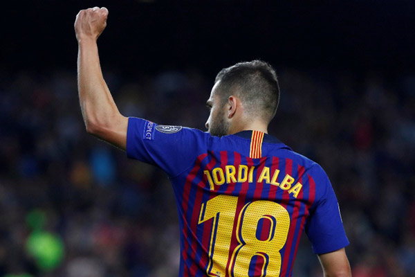 Bek FC Barcelona Jordi Alba - Reuters/Juan Medina