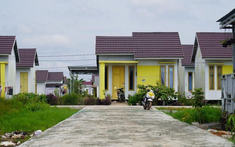 Ilustrasi. Deretan rumah subsidi di Kalimantan Selatan. - ANTARA