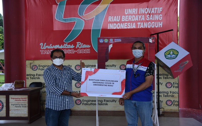 PT Kilang Pertamina Internasional unit Dumai membantu penanganan pandemi di Kota Dumai dan Pekanbaru.  - Istimewa