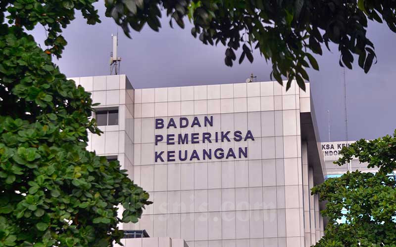 Gedung Badan Pemeriksa Keuangan (BPK) di Jakarta, Kamis (24/6/2021). Bisnis - Fanny Kusumawardhani