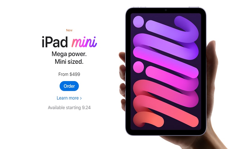 Tampilan iPad Mini terbaru - Apple 