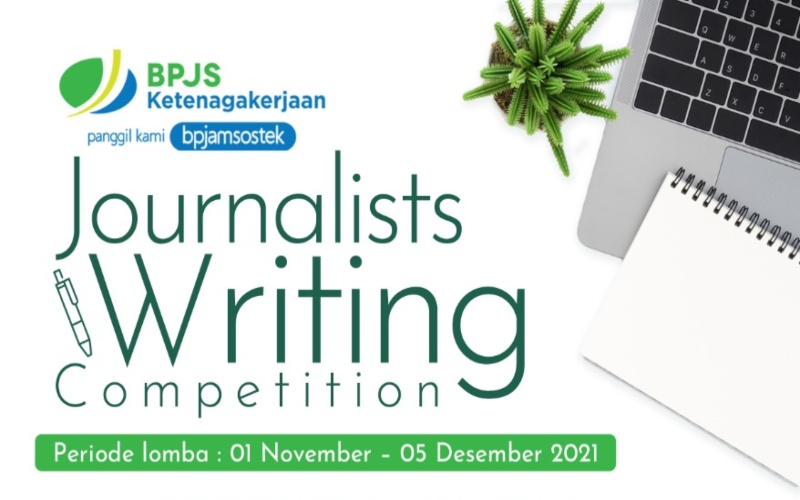 BPJamsostek menggelar lomba tulisan jurnalistik berhadiah total Rp83,5 juta. Lomba tulisan ini khusus untuk wartawan yang berlangsung sejak 1 November hingga 5 Desember 2021.