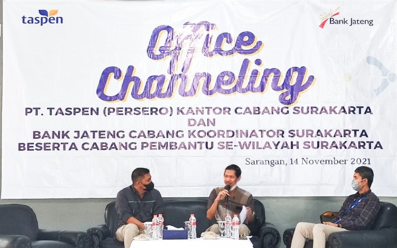Kegiatan Office Chanelling yang dilakukan Bank Jateng Cabang Koordinator Surakarta pada Minggu (14/11/2021) di Sarangan. - Istimewa - Bank Jateng