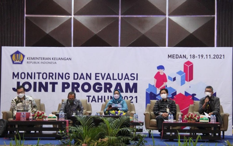 Program Monitoring dan Evaluasi Joint Program Kementerian Keuangan Tahun 2021 yang digelar Kantor Wilayah Direktorat Jenderal Pajak Sumatra Utara di Medan, belum lama ini.  - Istimewa