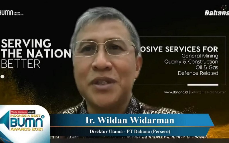 Direktur Utama PT Dahana (Persero) Wildan Widarman