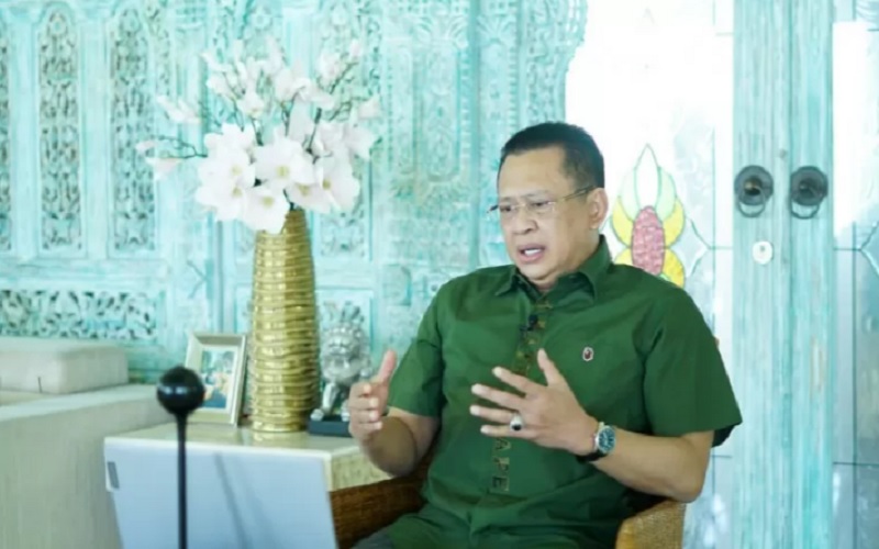 Ketua MPR RI yang juga menjabat sebagai  Ketua Panitia Pengarah Jakarta E-Prix atau Formula E Bambang Soesatyo. - Antara