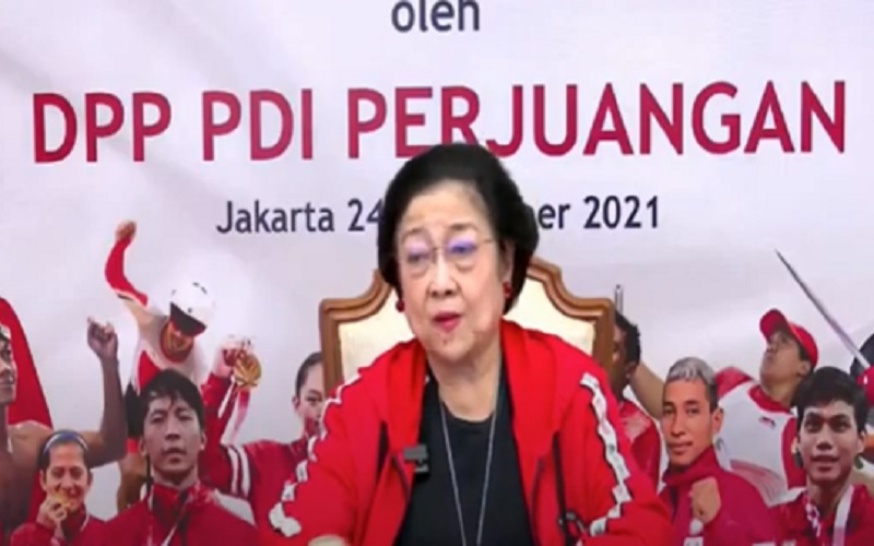 Tangkapan layar- Ketua Umum Partai Demokrasi Indonesia Perjuangan (PDIP) Megawati Soekarnoputri /JIBI - Bisnis/Nancy Junita