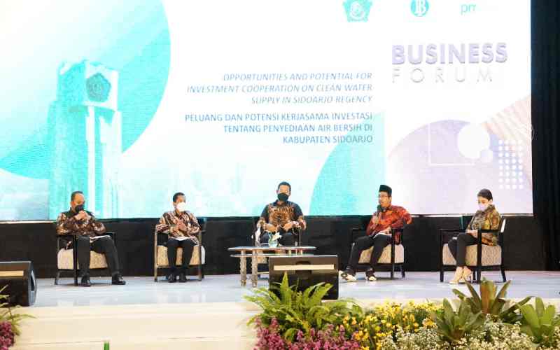 Forum Bisnis dan One on One Meeting yang digelar Dinas Penanaman Modal Pelayanan Terpadu Satu Pintu (DPM PTSP) Jawa Timur 