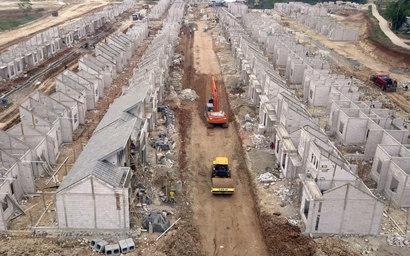 Ilustrasi pembangunan perumahan di Tangerang, Banten. - Istimewa