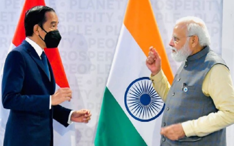 Di sela KTT G20 di Roma Italia, Presiden Joko Widodo menggelar pertemuan bilateral dengan Perdana Menteri India Narendra Modi. - Instagram @jokowi