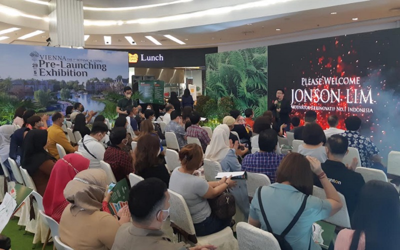 Acara Pre Launching and Exhibition Vienna Botanical Living, Medan, Minggu (5/12/2021).  - Bisnis/Nanda Fahriza Batubara