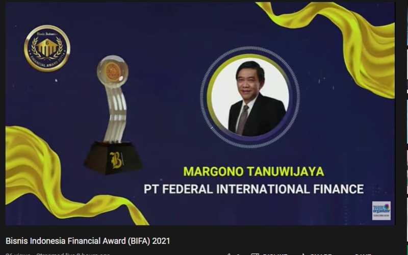 Direktur Utama PT Federal International Finance Group (FIFGROUP) Margono Tanuwijaya, Selasa (7/12 - 2021). 