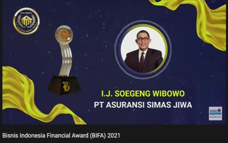 Direktur Utama PT Asuransi Simas Jiwa I.J. Soegeng Wibowo, Selsa (7/12 - 2021). 