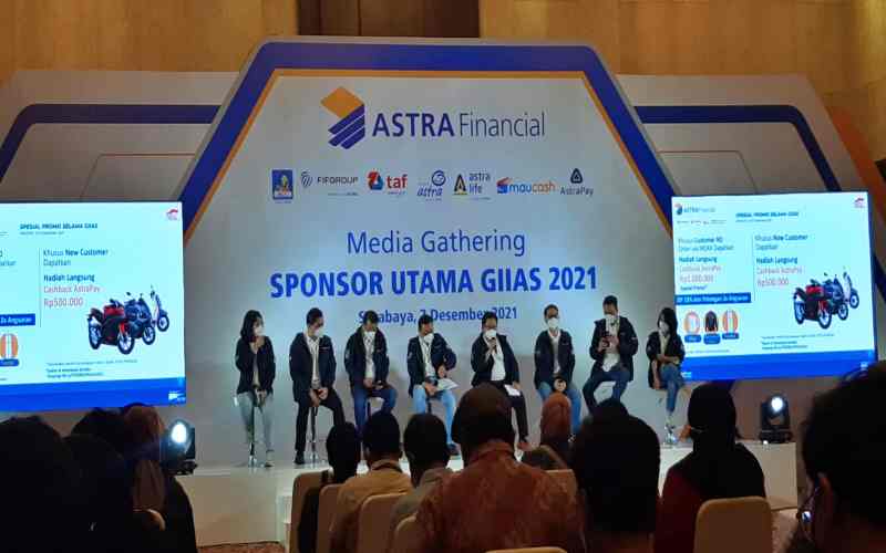 Media Gathering Astra Financial / GIIAS Surabaya 2021. Bisnis / Peni Widarti
