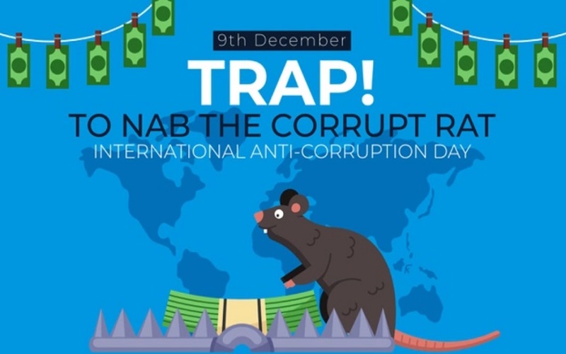 Ilustrasi Hari Antikorupsi Sedunia 9 Desember - Freepik