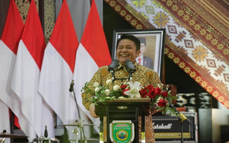 Gubernur Sumatra Selatan Herman Deru - Istimewa