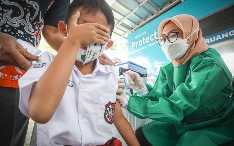 Vaksinasi Anak Usia 6-11 Tahun di Kabupaten Bandung Ditarget Tuntas Akhir 2021