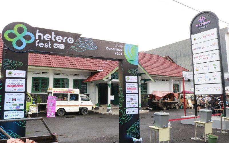 Hetero Space Solo berlokasi di Jl Jenderal Urip Sumoharjo No 92, Purwodiningratan, Kecamatan Jebres, Surakarta.  - Bisnis/M. Faisal Nur Ikhsan