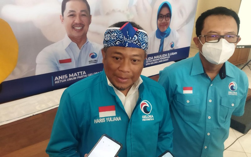 Ketua Dewan Perwakilan Wilayah (DPW) Partai Gelora Jawa Barat Haris Yuliana