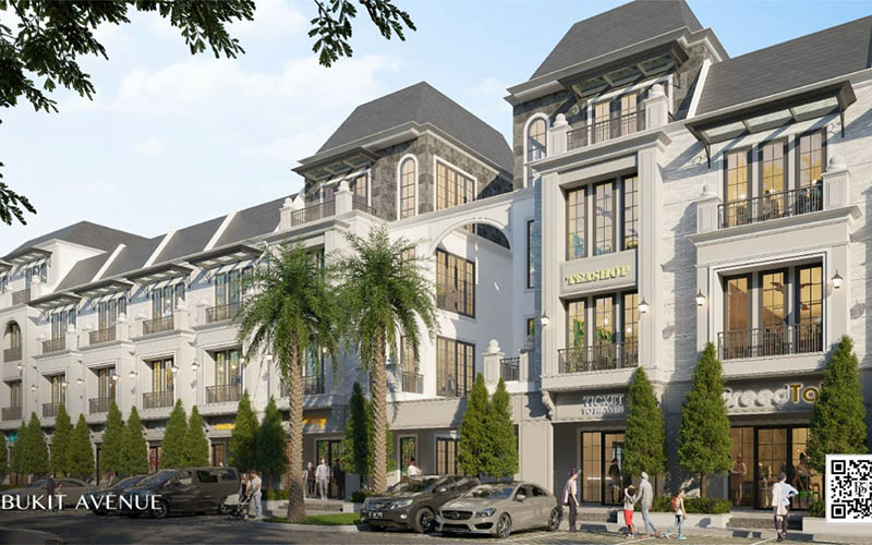 Rencana pembangunan bukit Avenue yang merupakan salah satu blok di Bukit Podomoro Business Park.  - Bukit Podomoro Jakarta
