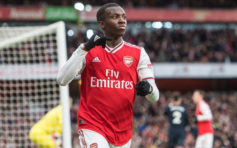 Striker Arsenal, Eddie Nketiah - PainintheArsenal