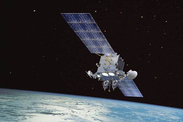 Ilustrasi satelit komunikasi - Wikimedia Commons