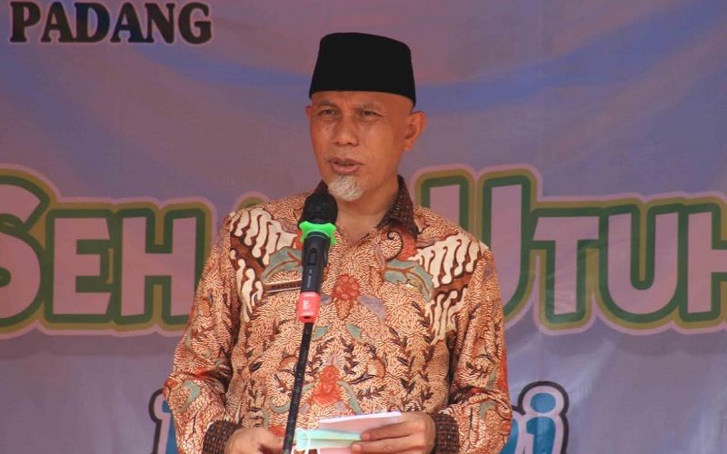 Gubernur Sumatra Barat Mahyeldi.  - Bisnis/Noli Hendra