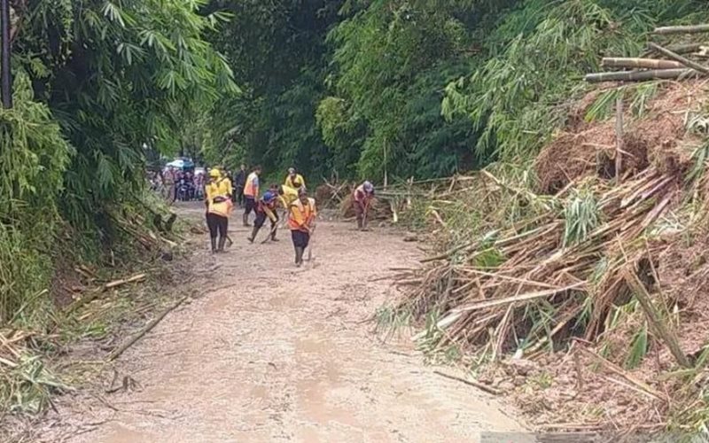 Jalan Utama Penghubung Wilayah Selatan Cianjur Sudah Bisa Dilalui
