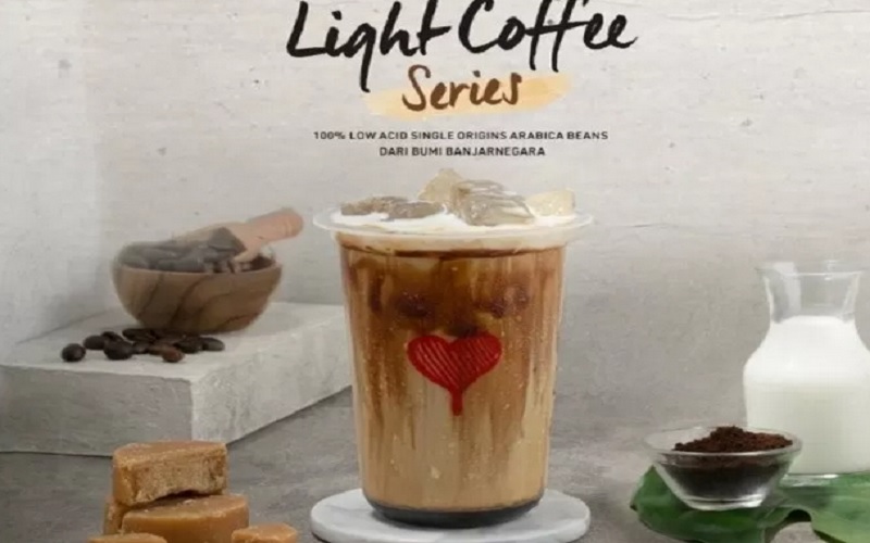 Ilustrasi Light Coffee Series Kopi Kenangan - Antara