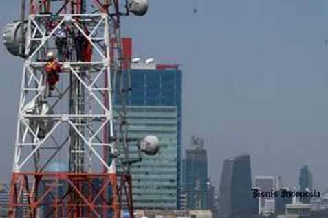 Ilustrasi menara telekomunikasi