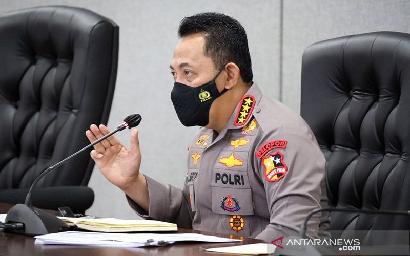 Kapolri Jenderal Pol Listyo Sigit Prabowo. ANTARA/HO-Divisi Humas Polri - am.
