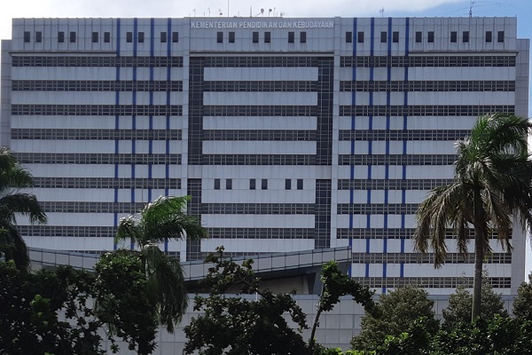 Gedung Kementerian Pendidikan dan Kebudayaan RI di Jakarta. -Bisnis.com - Samdysara Saragih